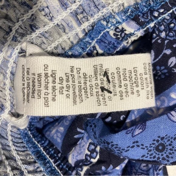 JAPNA Sz L Ruffle Hem Tiered Criss Cross Peep Bodice Spaghetti Straps Maxi Dress - Picture 12 of 12